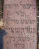 "Here lies a lad from Zion, Fear of Heaven, Michael Jerohem son of R. Joshua Mordechai Berkstein Berkstejn from Szczuczyn (Szczucin).  He was born 3 Nisan 5682 and he died Tamuz 5682. May his soul be bound in the bond of everlasting life." (szpekh@cwu.edu & Tomasz Wisniewski)

Translation of inscriptions is a work in progress and may be updated periodically.  Copyright of translations is held by the translator(s) as noted.  All are welcome to benefit from these translations but full reproduction is not permitted without written permission of the translator(s).